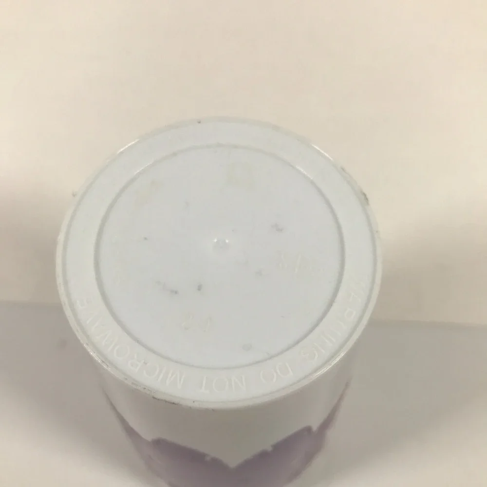 Purple Octopus Travel Tumbler White Reusable Coffee Cup with Black Lid